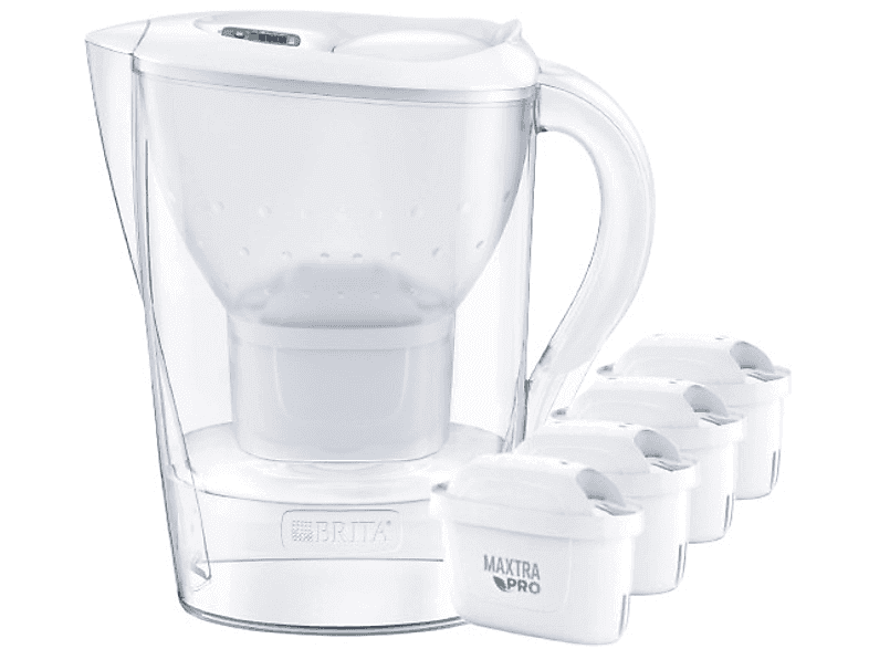 Dzbanek filtrujący BRITA Marella XL Biały + 4 Wkłady MAXTRA PRO Pure Performance