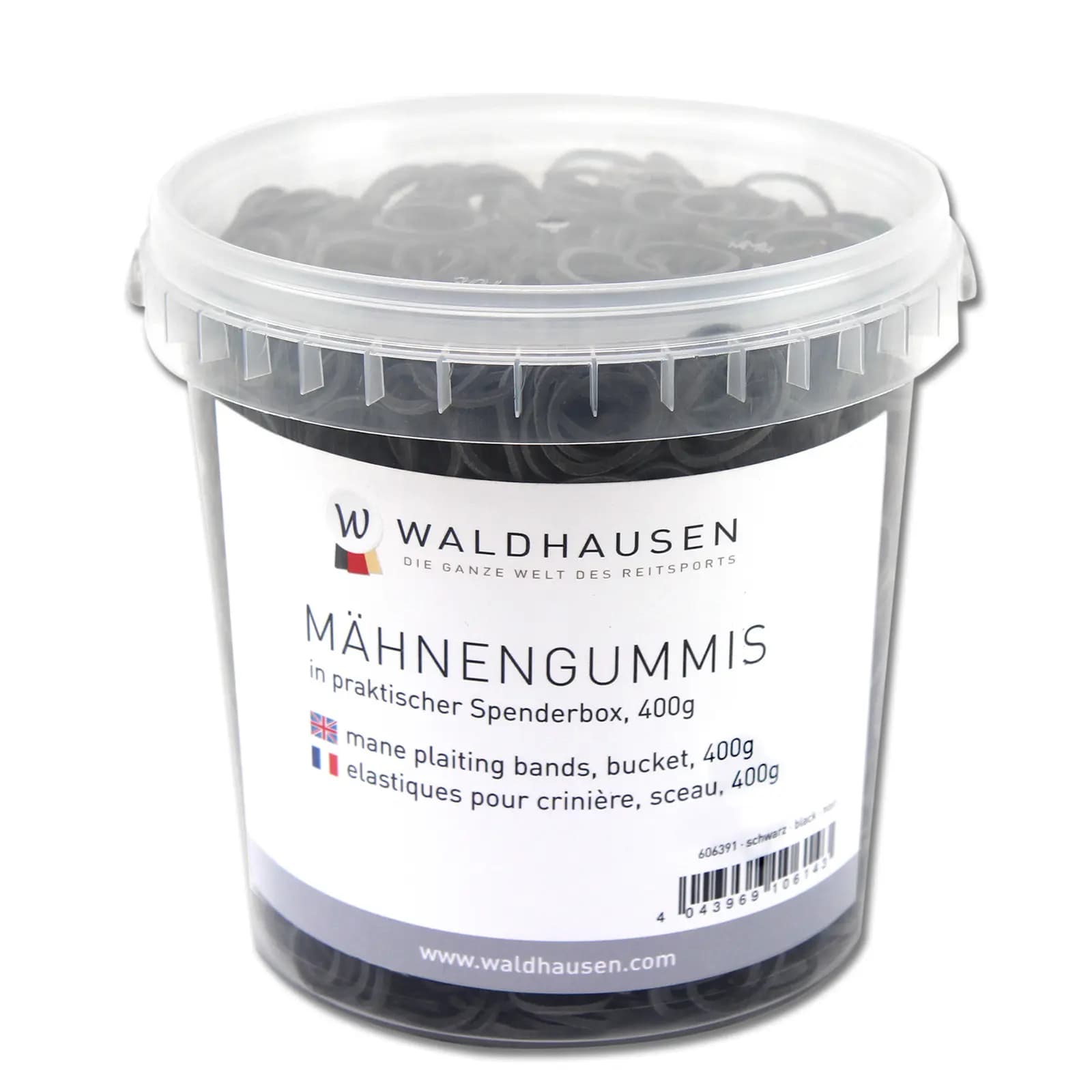 Gumki do grzywy w wiaderku Waldhausen