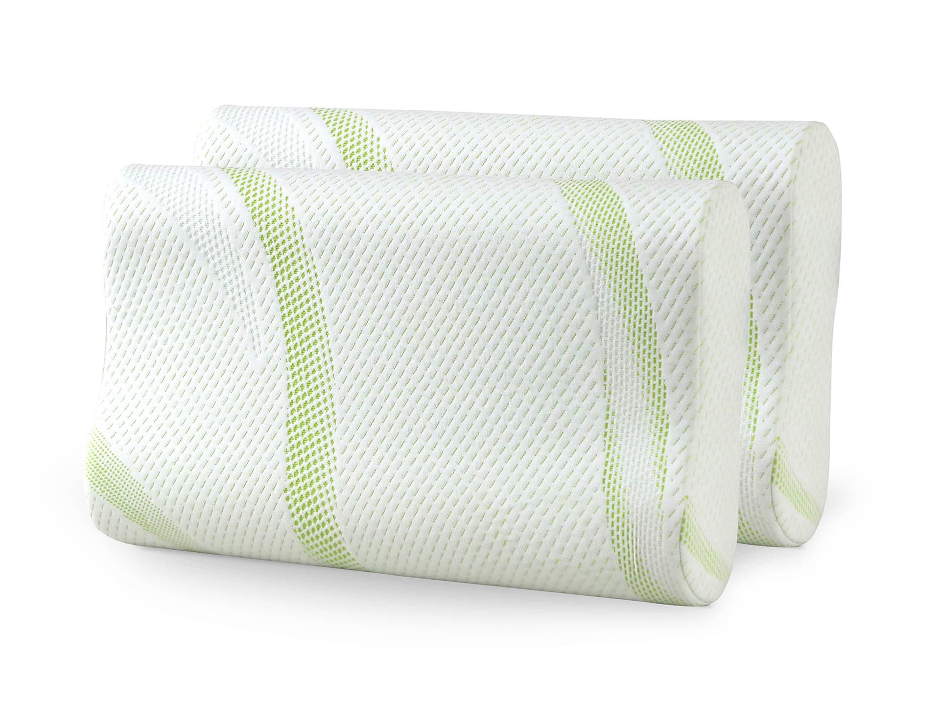 Poduszka ergonomiczna Aloe Vera z pianką Memory 2szt. 30x50 30x50 cm