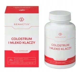 Suplement diety, Colostrum I Mleko Klaczy Genactiv, 180 Kaps.