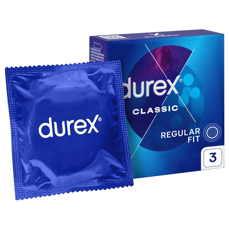 Durex, prezerwatywy klasyczne Classic, Wyrób medyczny, 3 szt.