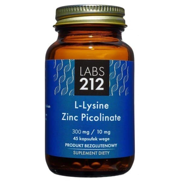 LABS212, Suplement diety L-Lysine Plus, 60 tab.