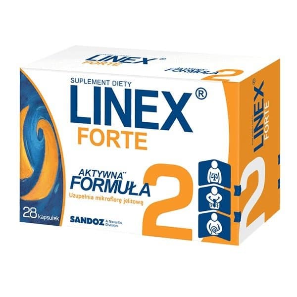 Linex Forte Probiotyk Mikroflora Jelitowa 28 Kaps.