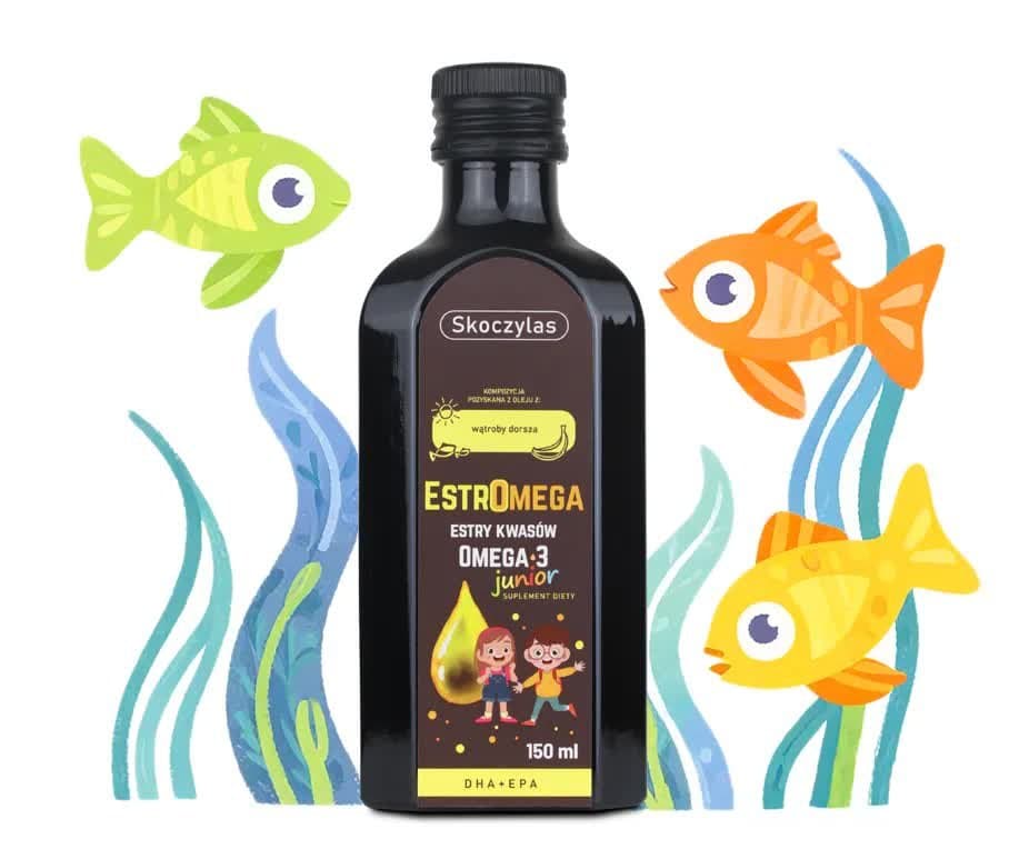Skoczylas - ESTROMEGA rybie kwasy omega 3 junior - 150 ml