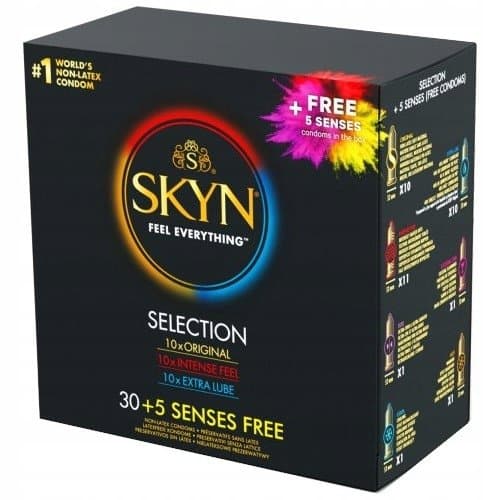 Skyn, Selection, Prezerwatywy 30 szt + 5 Senses