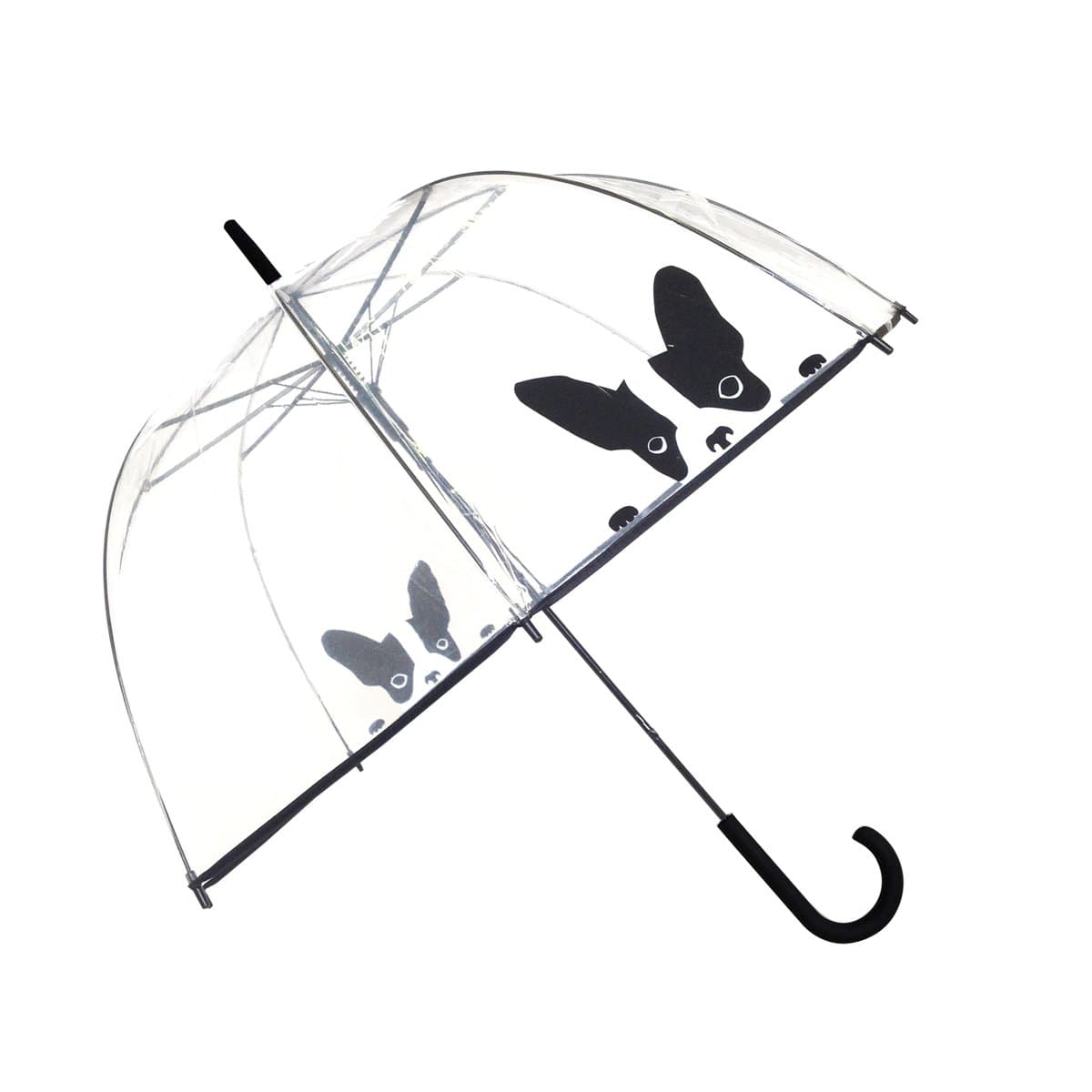 Smati, Długi parasol przezroczysty kopuła, pies