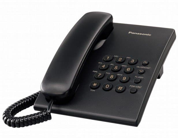 Telefon PANASONIC KX-TS500PDB czarny