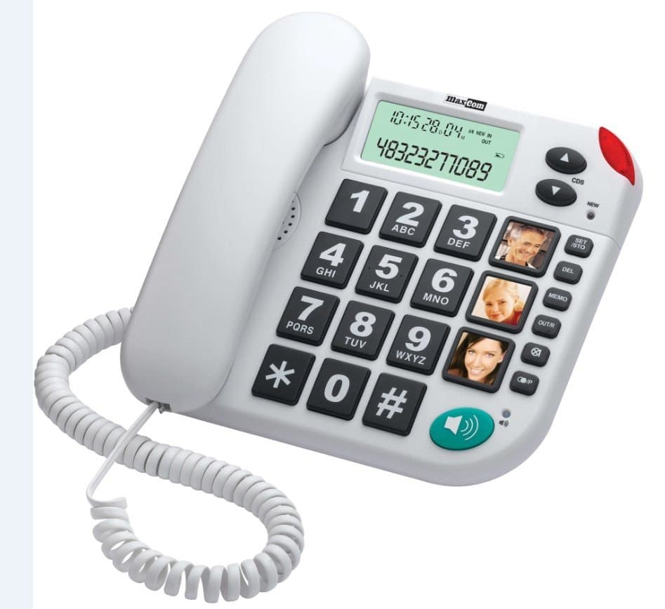 Telefon stacjonarny MAXCOM KXT480 BB