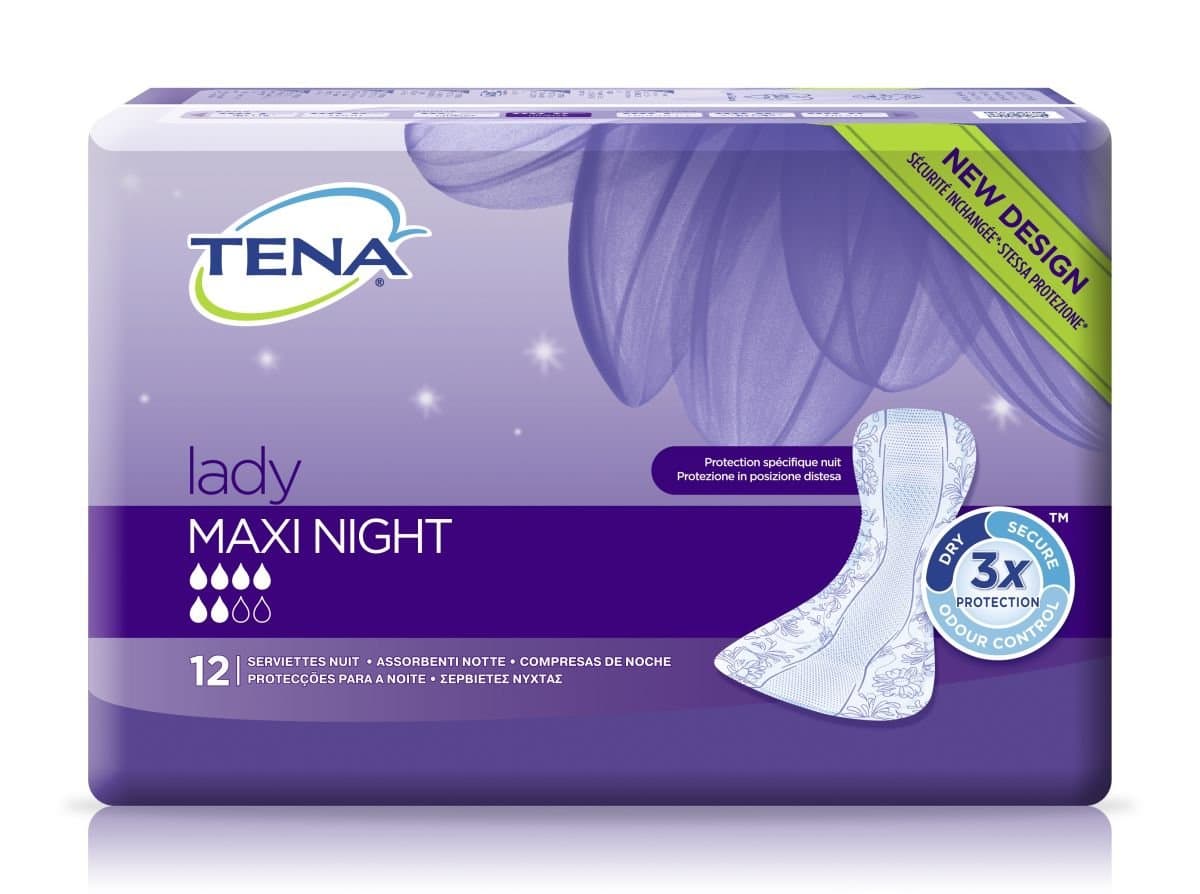 Wkł.Anat. Tena Lady Maxi Night 12 szt.