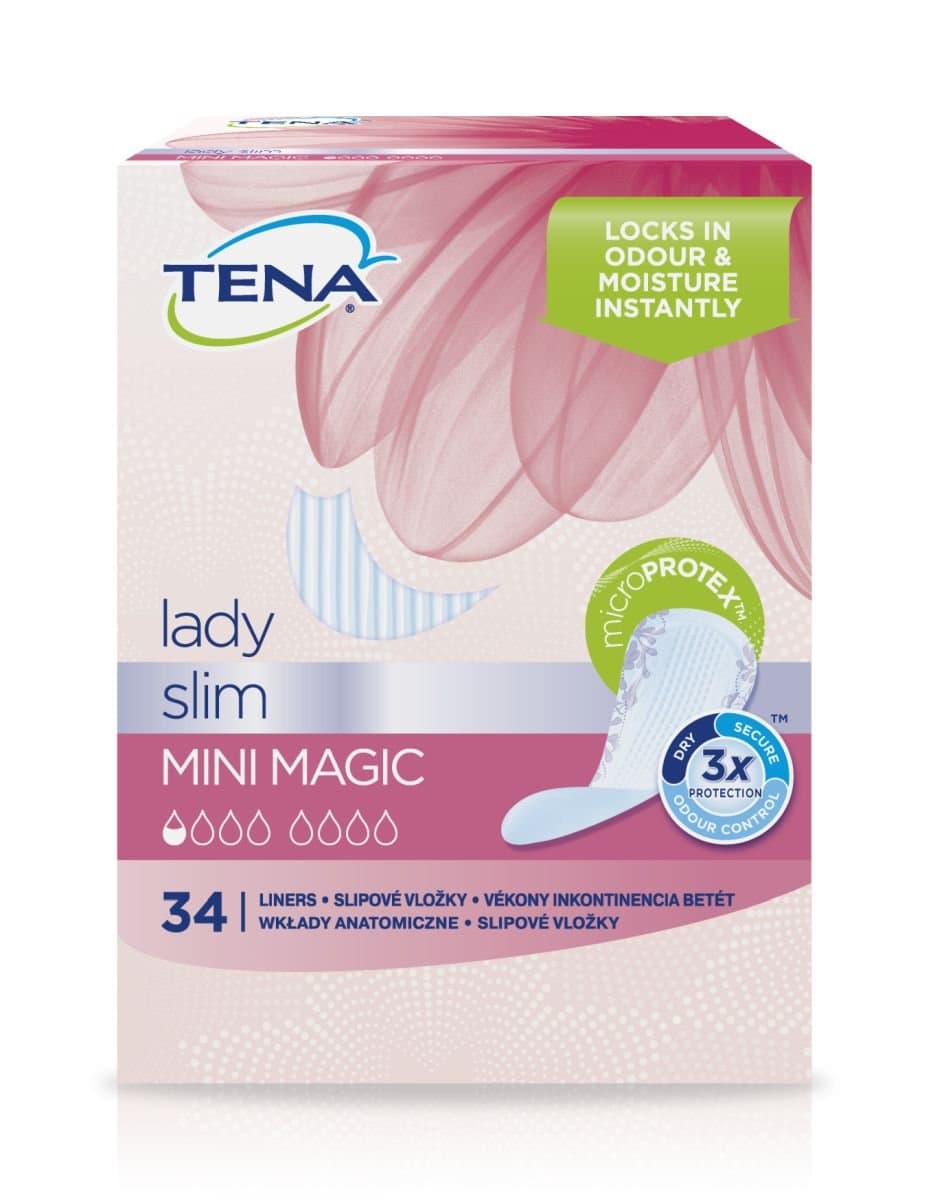 Wkładki Higieniczne Tena Lady Slim Mini Magic 34