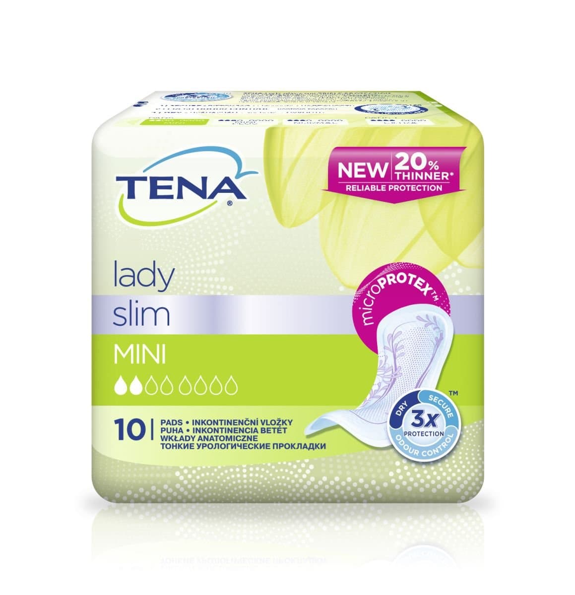 Tena, Lady Slim Mini, specjalistyczne podpaski, 10 szt.
