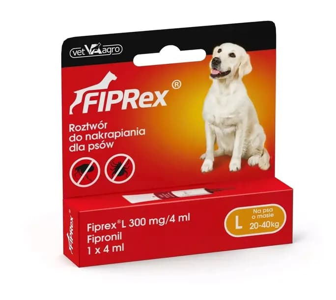 Vet-Agro Fiprex Pies L 20-40 kg, DATA SIERPIEŃ