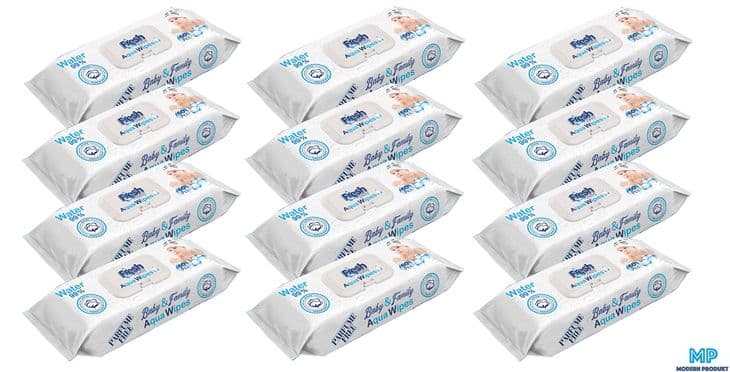 Chusteczki nawilżane Aqua Wipes 99% woda 24 op x 60 szt