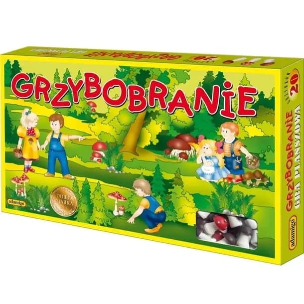 ADAMIGO Gra planszowa dla dzieci Grzybobranie