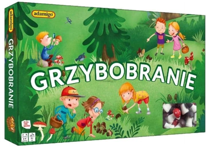 GRZYBOBRANIE Rodzinna gra planszowa Adamigo