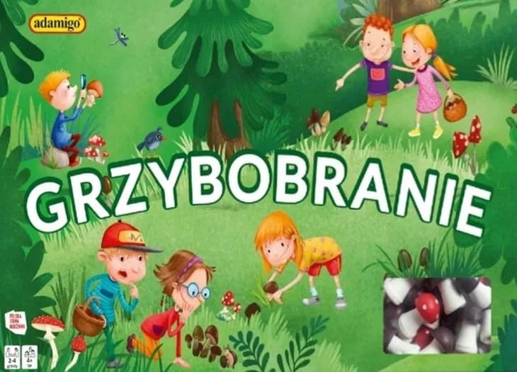 GRZYBOBRANIE Rodzinna gra planszowa Adamigo