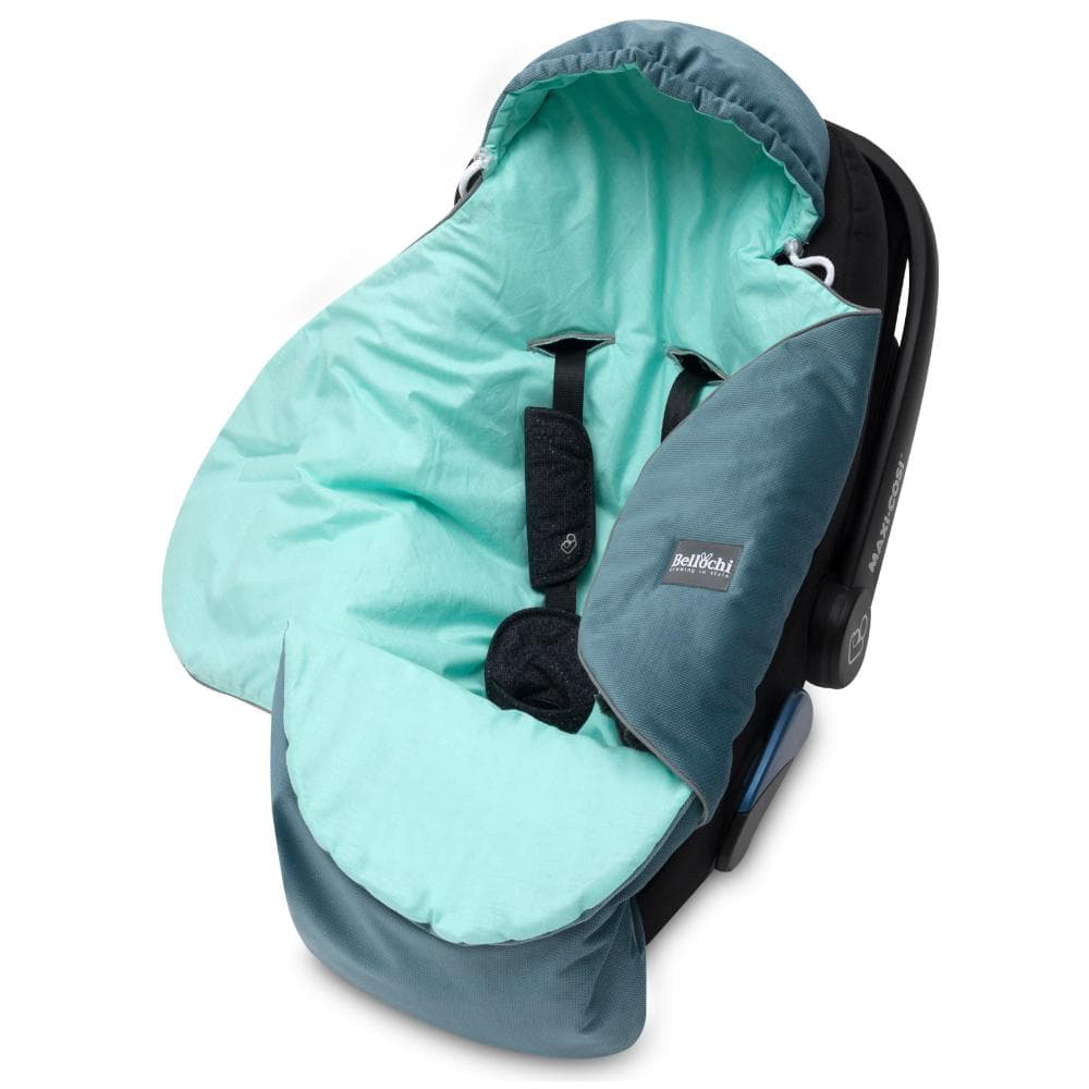 Baby Car Seat Blanket mint sage