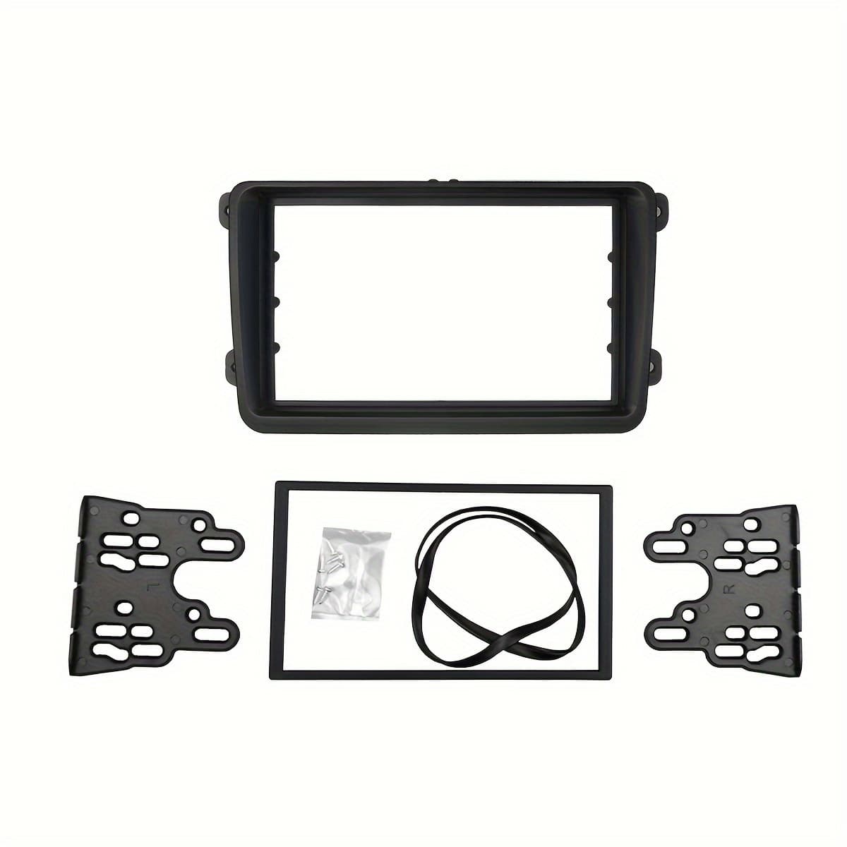TEMU Podwójne ramki samochodowe dla VW, VOLKSWAGEN , Caddy, SEAT, SKODA Leon, , Octavia – zestaw obudowy , panel otaczający, adapter