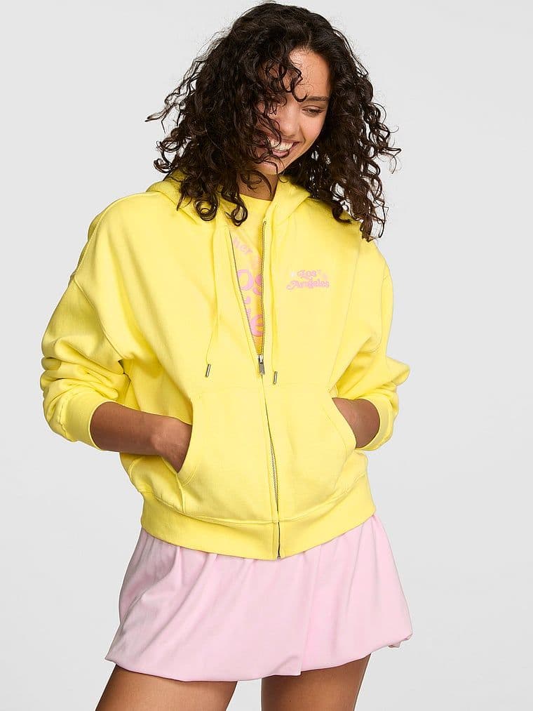 Bluza z kapturem zapinana na zamek Campus Fleece