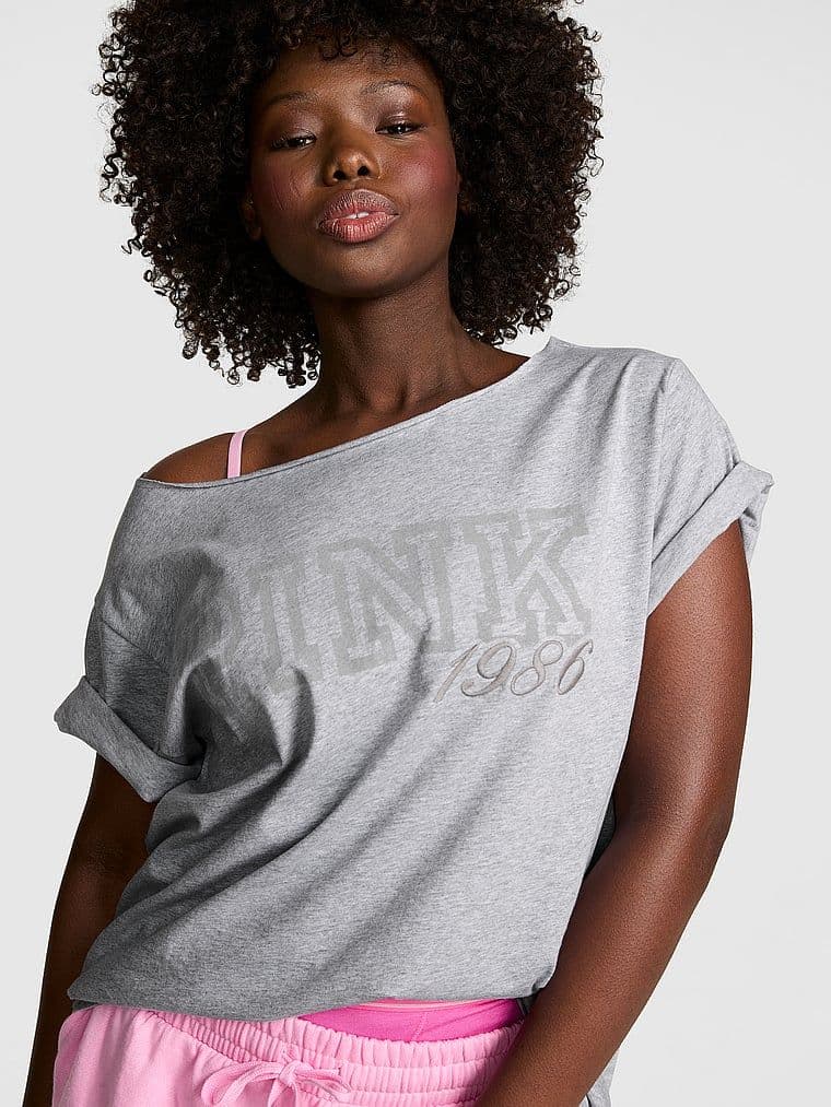 T‑shirt z odkrytymi ramionami