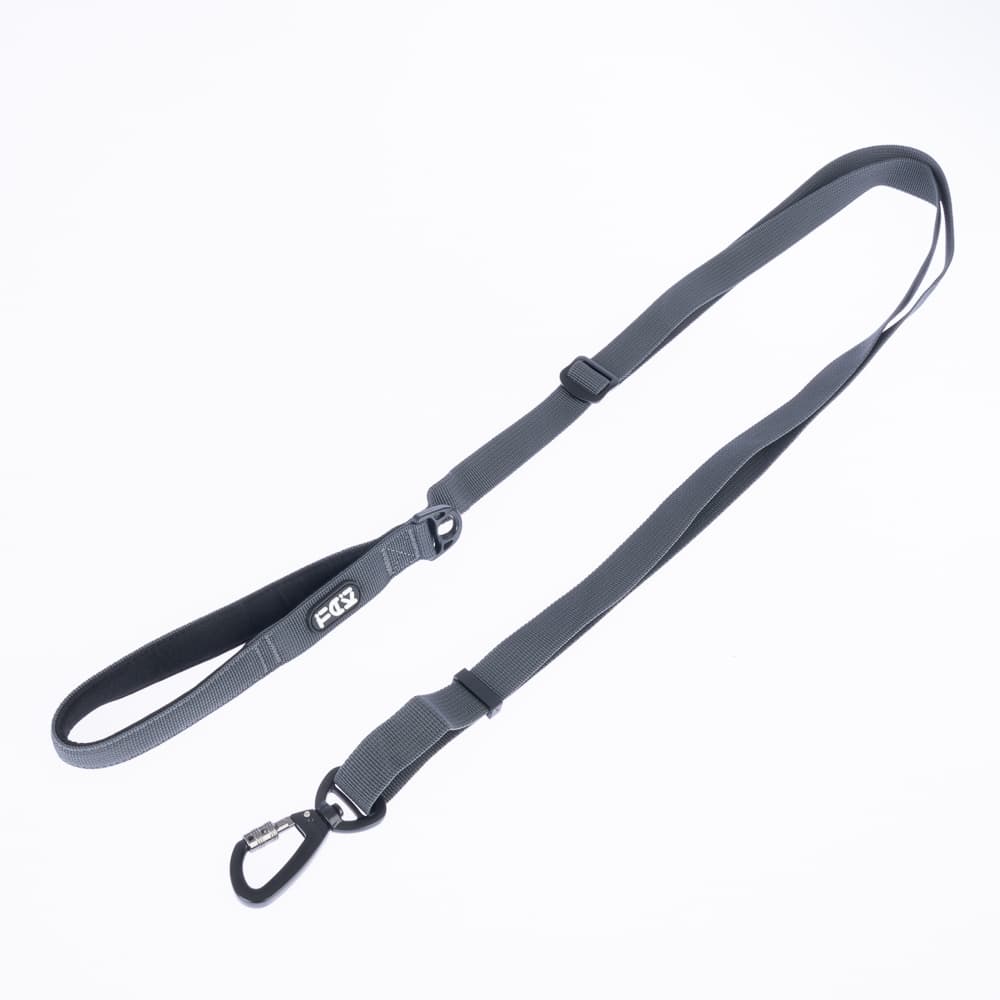 TIAKI smycz dla psa, szara - Długość: ok. 150-200 cm