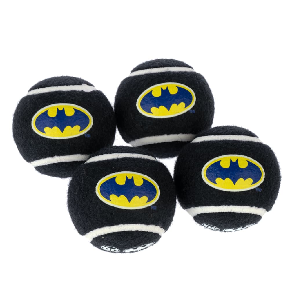DC Batman zestaw piłek tenisowych - 4 szt. (Ø 6,3 cm każda)