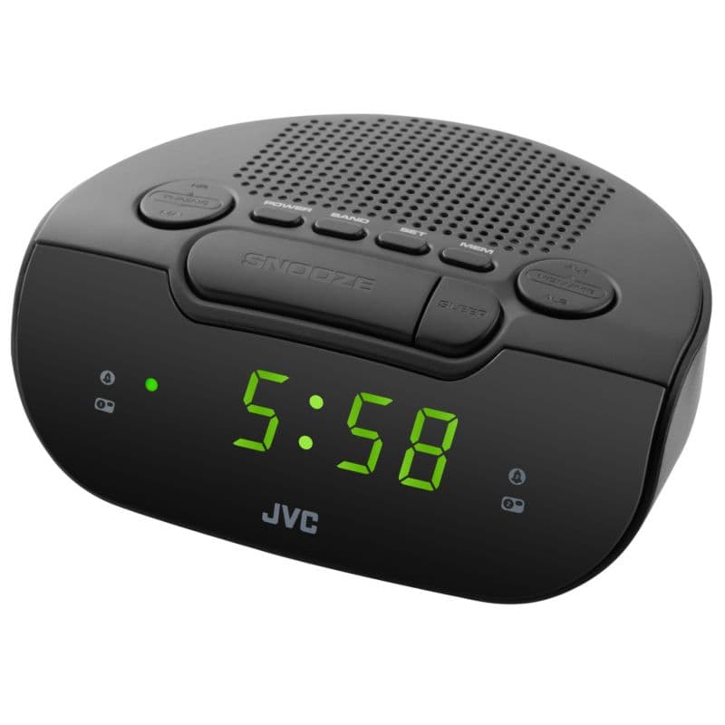 Radiobudzik JVC RA-E111B Czarny 1szt.