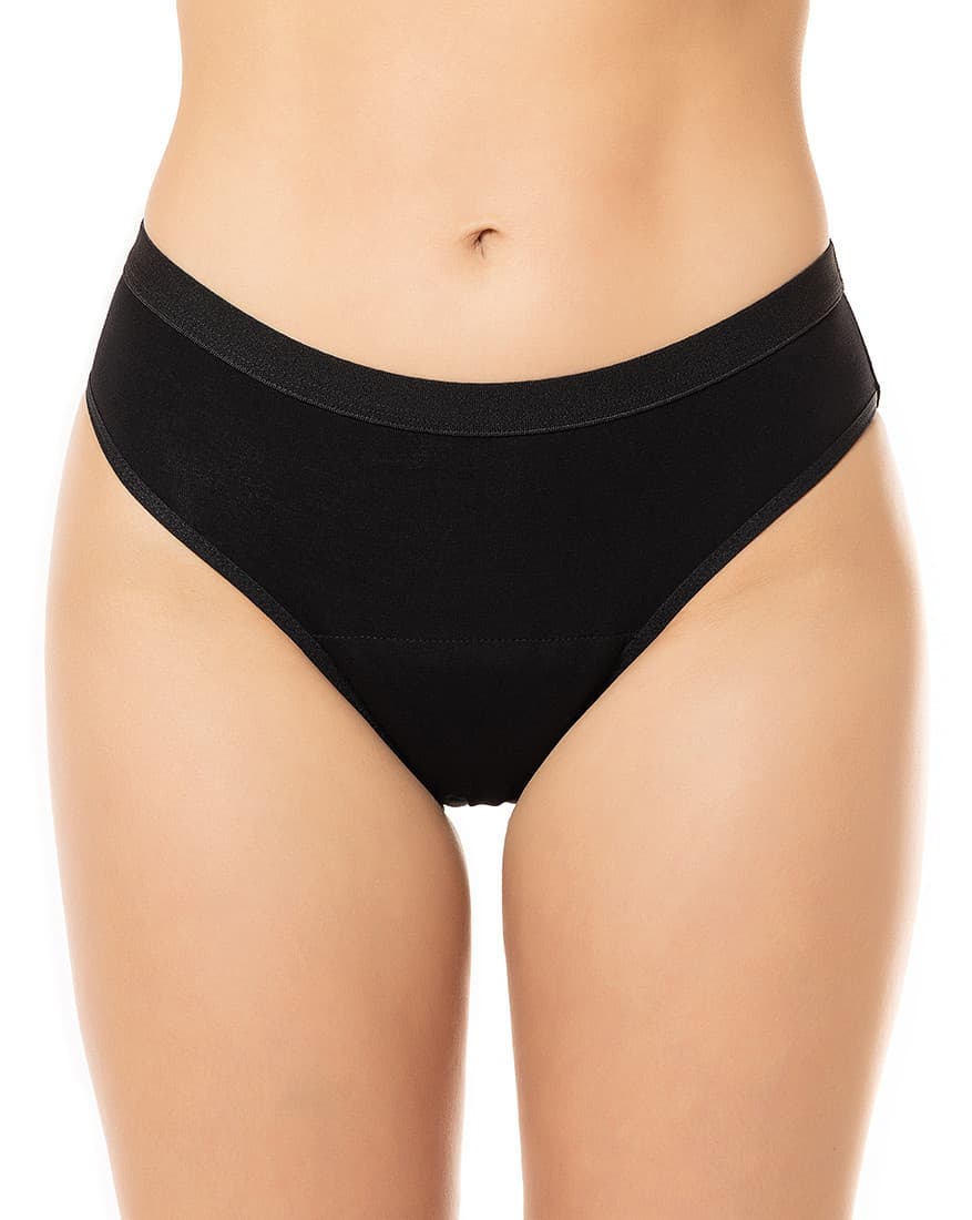 Majtki chłonne Ecomodi PREMIUM mocna chłonność czarny (NPU3B1) L