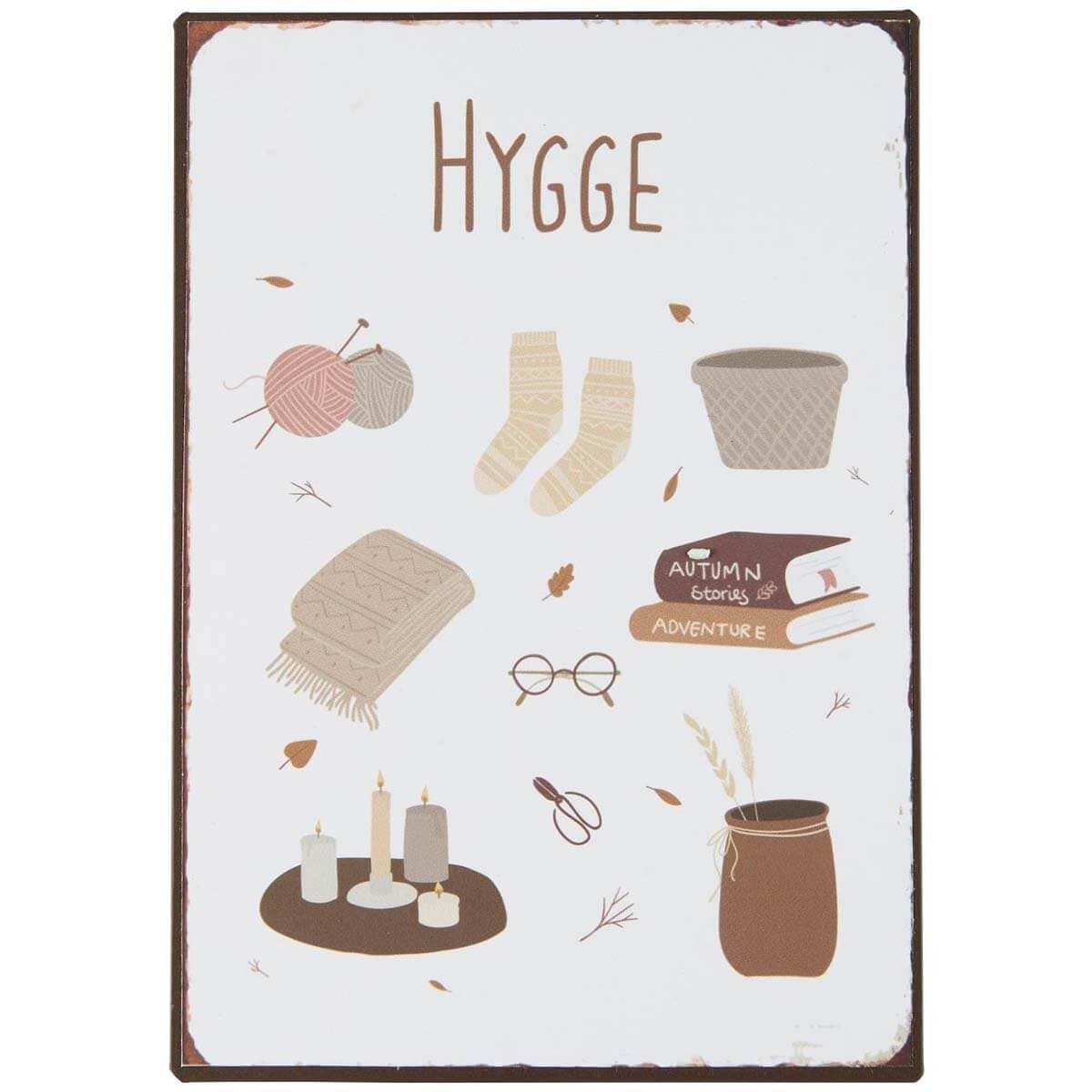 Tabliczka metalowa HYGGE object Ib Laursen, 20 cm