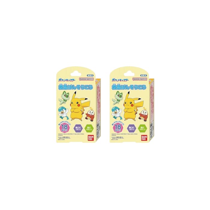 Bandai - Pattern Medicinal Tape - 18 szt. - Pokemon (2szt.) Set"