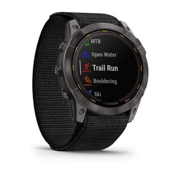 Zegarek sportowy Garmin Enduro 2 Solar Black Carbon Gray DLC Ti Ultrafit Band