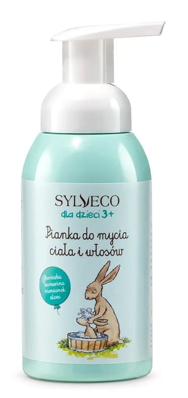 Sylveco dla Dzieci 3+ Pianka do Mycia Ciała i Włosów Borówka 290ml