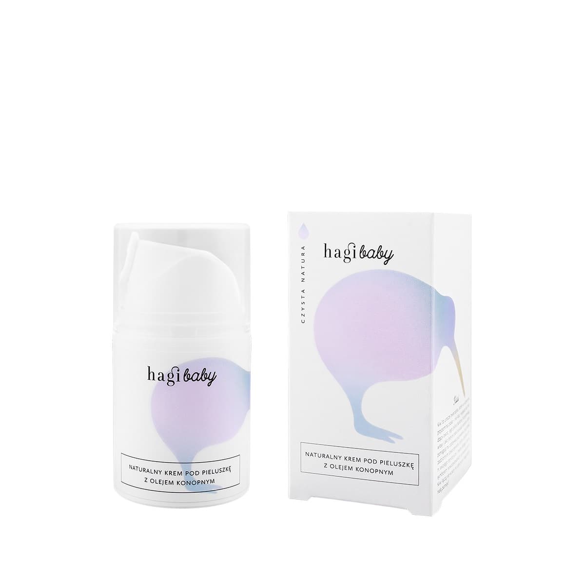 Hagi Baby Naturalny Krem Pod Pieluszkę z Olejem Konopnym 50ml