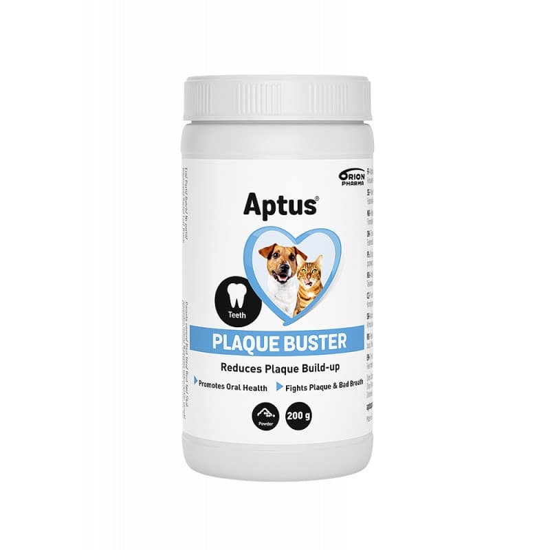 APTUS Plaque Buster Zdrowe zęby i dziąsła - suplementy dla psa i kota - 200g
