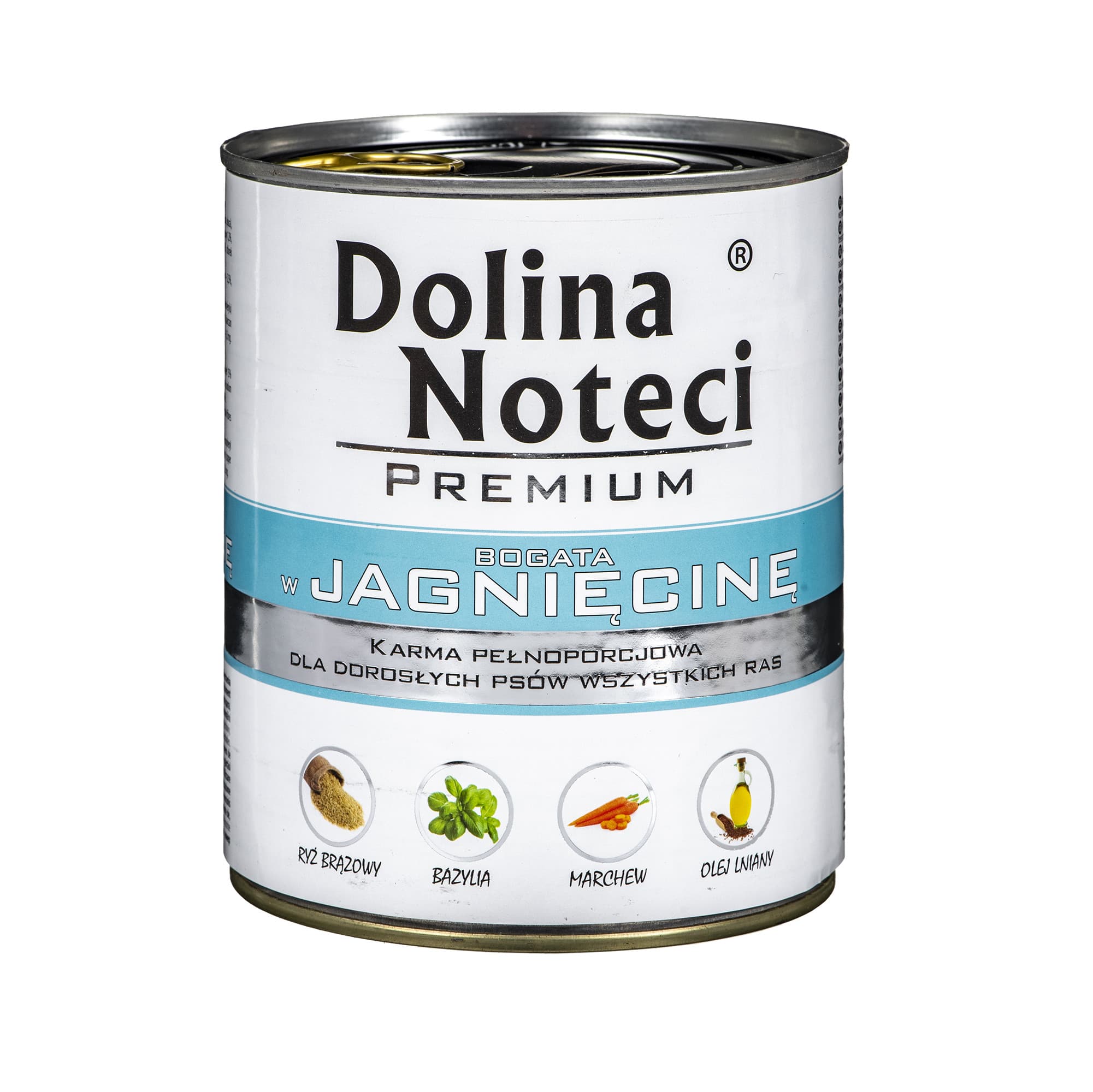 DOLINA NOTECI Premium bogata w jagnięcinę - mokra karma dla psa - 800 g