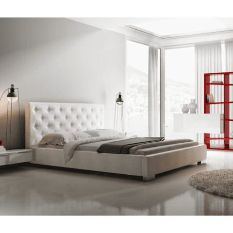 Łóżko LOFT NEW DESIGN tapicerowane : Pojemnik - Z pojemnikiem, Rozmiar - 120x200, Tkanina - Grupa 4