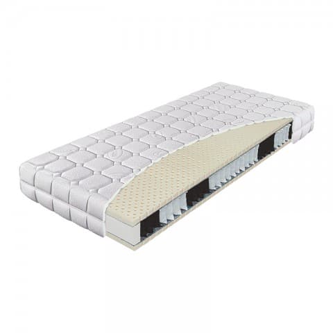 Materac PRIMATOR BIO-EX ROYAL MATERASSO kieszeniowo-lateksowy : Pokrowce Materasso - Lyocell, Rozmiar - 80x200, Twardość - H2