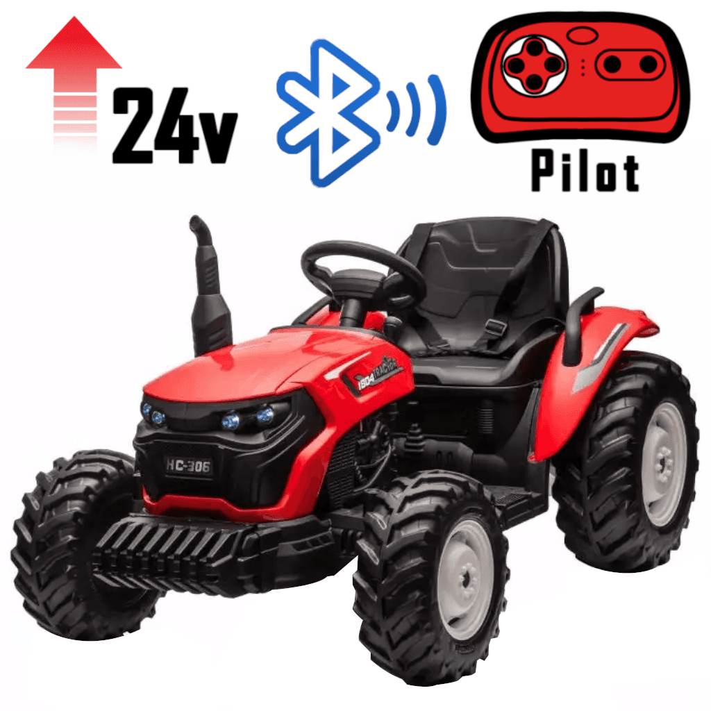 Traktor Na Akumulator HC-306 Strong Czerwony 24V