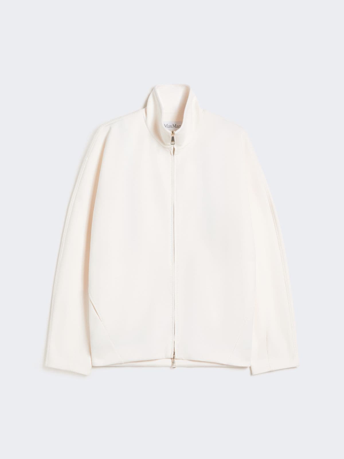 Max Mara - Marynarka z miękkiego dżerseju scuba - Kość Słoniowa - XS
