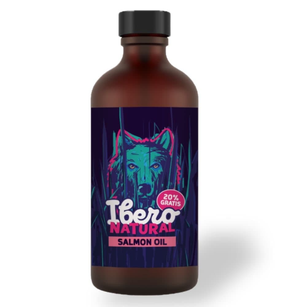 Ibero Natural - Olej z łososia dla psa - tłoczony na zimno - 1000 ml