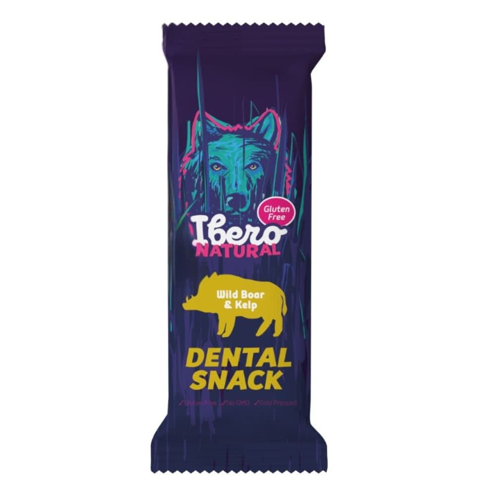 Ibero Natural - Przysmak dentystyczny dla psa z dzikiem i algami - S/M