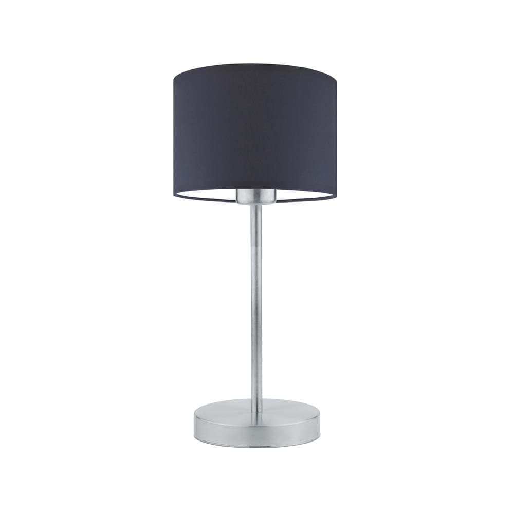 Lampka nocna LYSNE Nicea, 60 W, E27, granatowa/srebrna, 39,5x17,5 cm