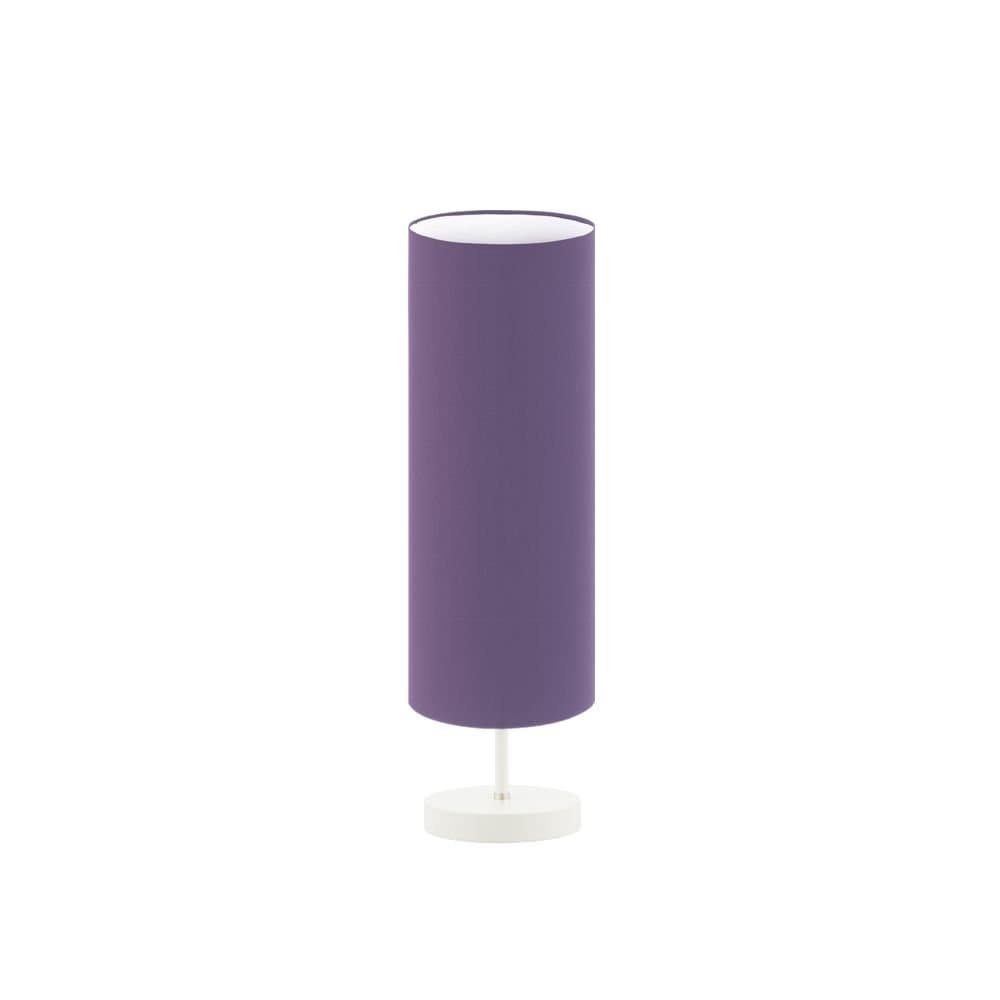 Lampka nocna LYSNE Sydney, 60 W, E27, fioletowa/biała, 50x15 cm