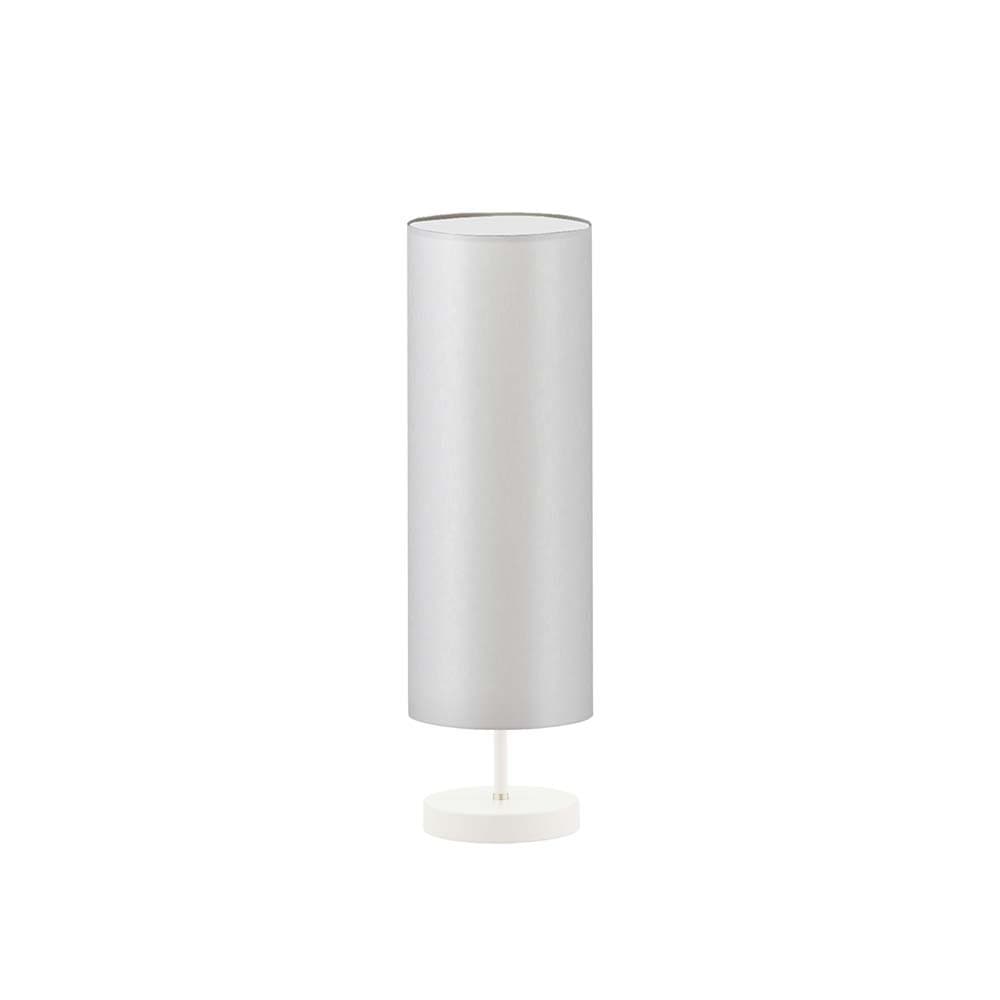 Lampka nocna LYSNE Sydney, 60 W, E27, jasnoszara/biała, 50x15 cm