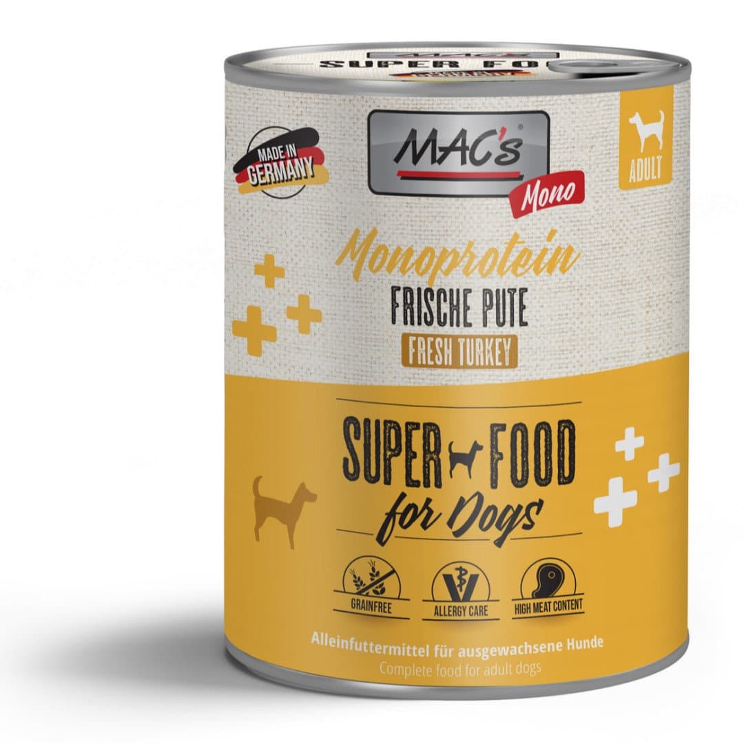 MAC's Dog Mokra Karma Monoproteinowa Z Indykiem 800g Dla Psów Skłonnych Do Alergii