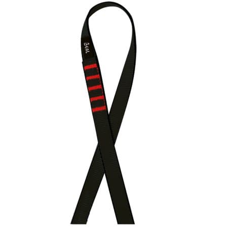 Pętla 175 cm x 18 mm taśma płaska Black