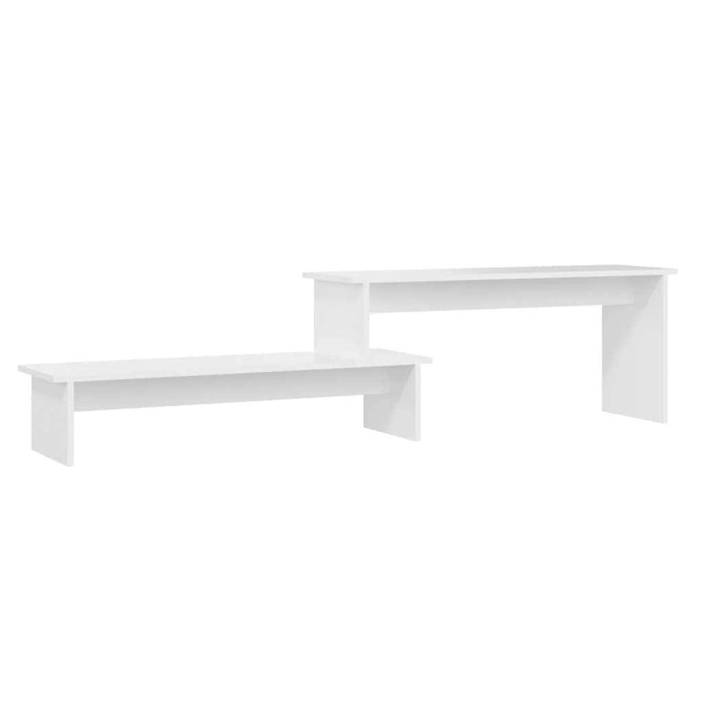 vidaXL Szafka pod TV, biała, 180x30x43 cm, materiał drewnopochodny