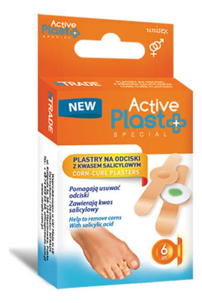 Wyrób medyczny, Active Plast, Special, plastry na odciski z kwasem salicylowym, 1 szt.