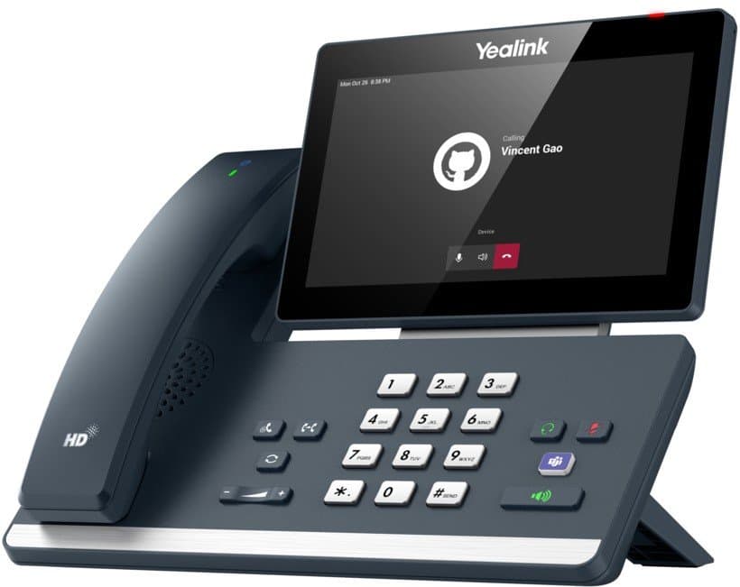 Yealink MP58-WH - telefon Android przystosowany do Microsoft Teams / Zoom z bezprzewodową słuchawką