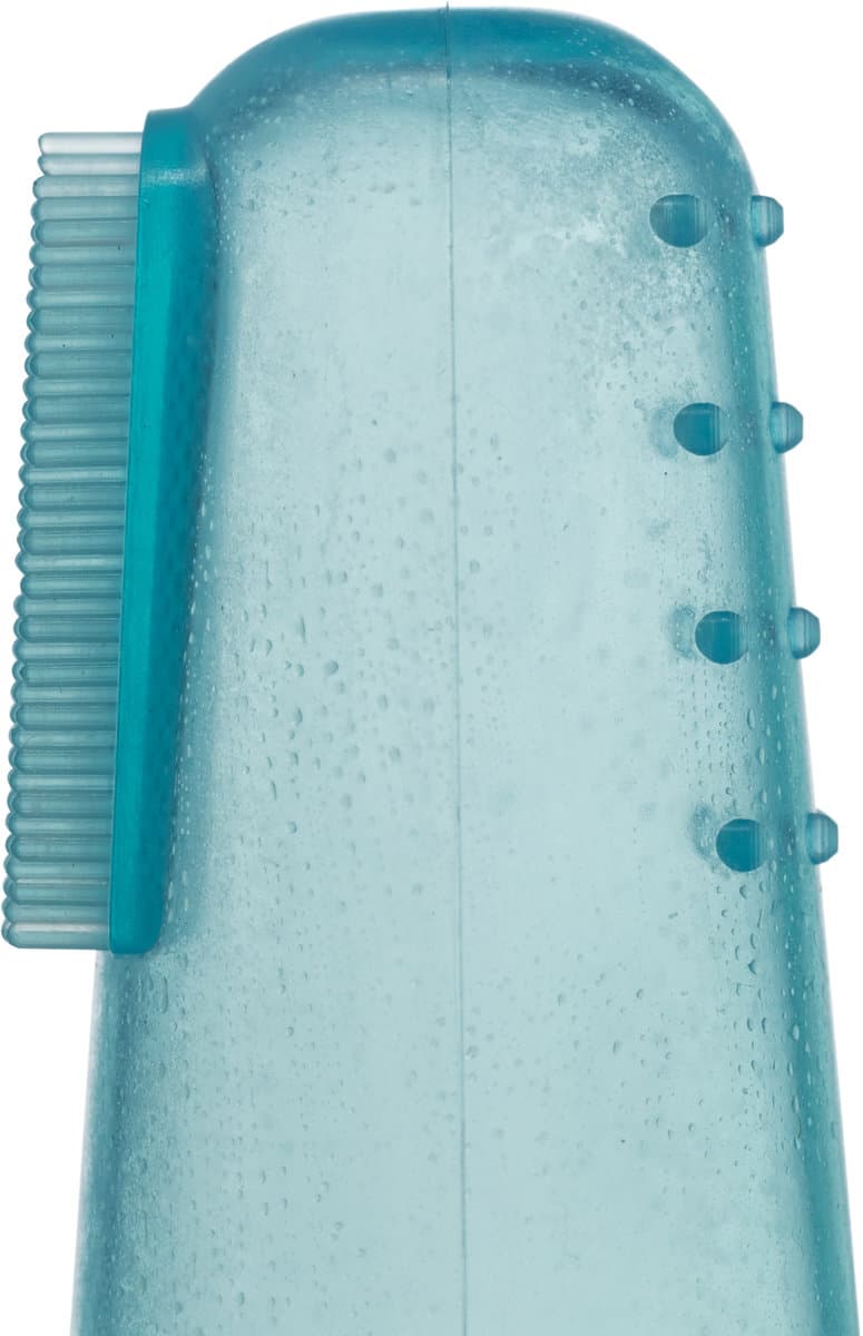Zestaw silikonowych szczoteczek do zebów dla psa/kota, 6cm, 2 szt.